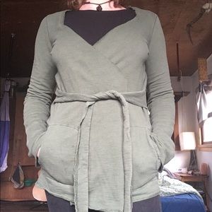 Luck brand wrap jacket